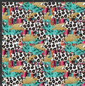 Turquoise Brushstrokes Print