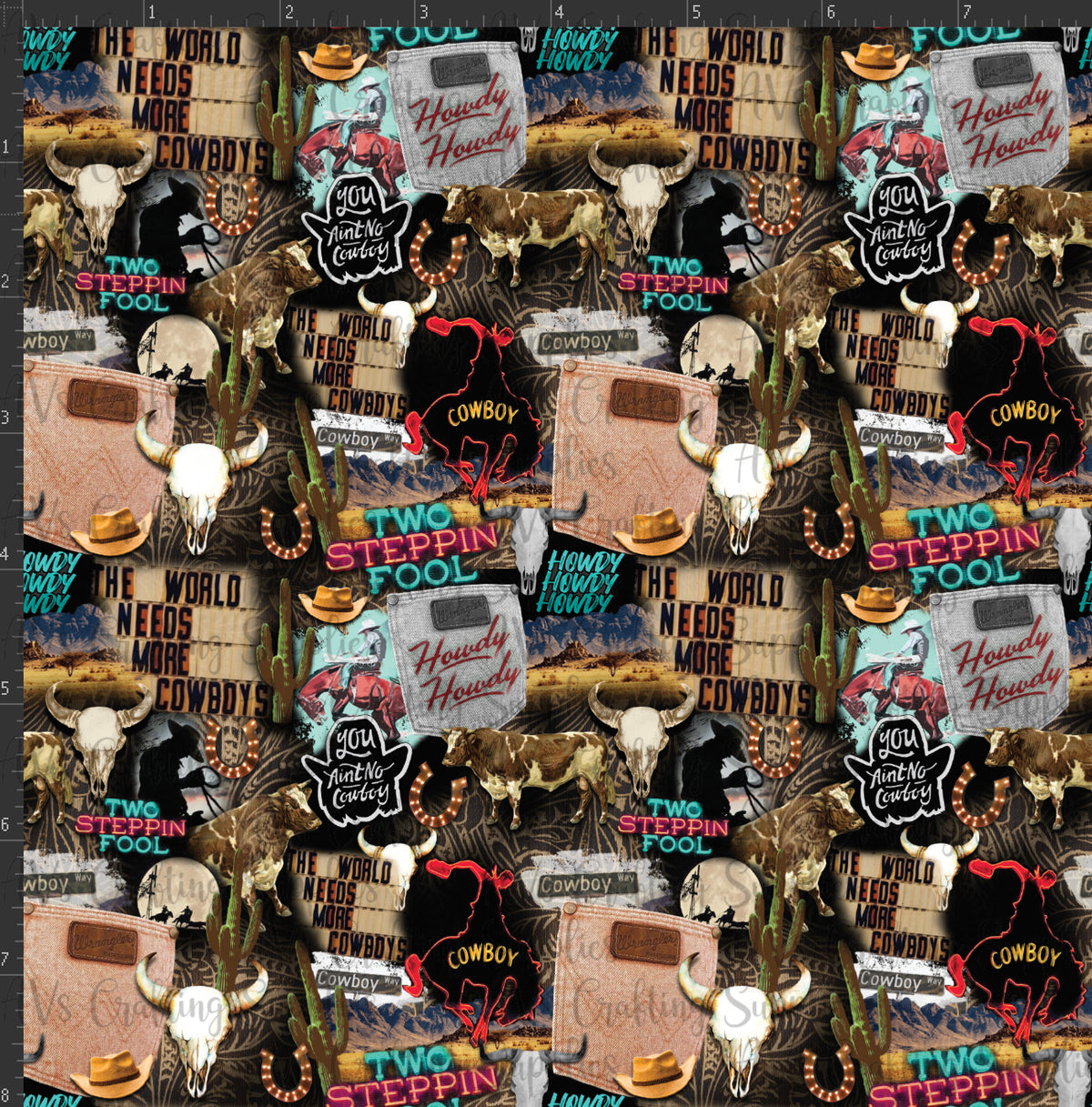 Two Steppin Fool Collage Print