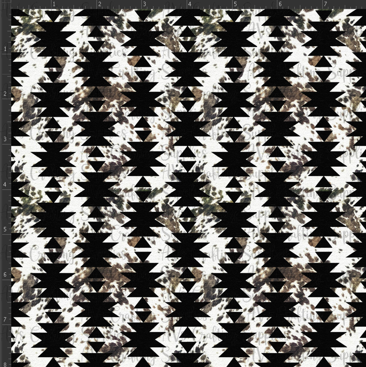 Aztec Cowhide Print