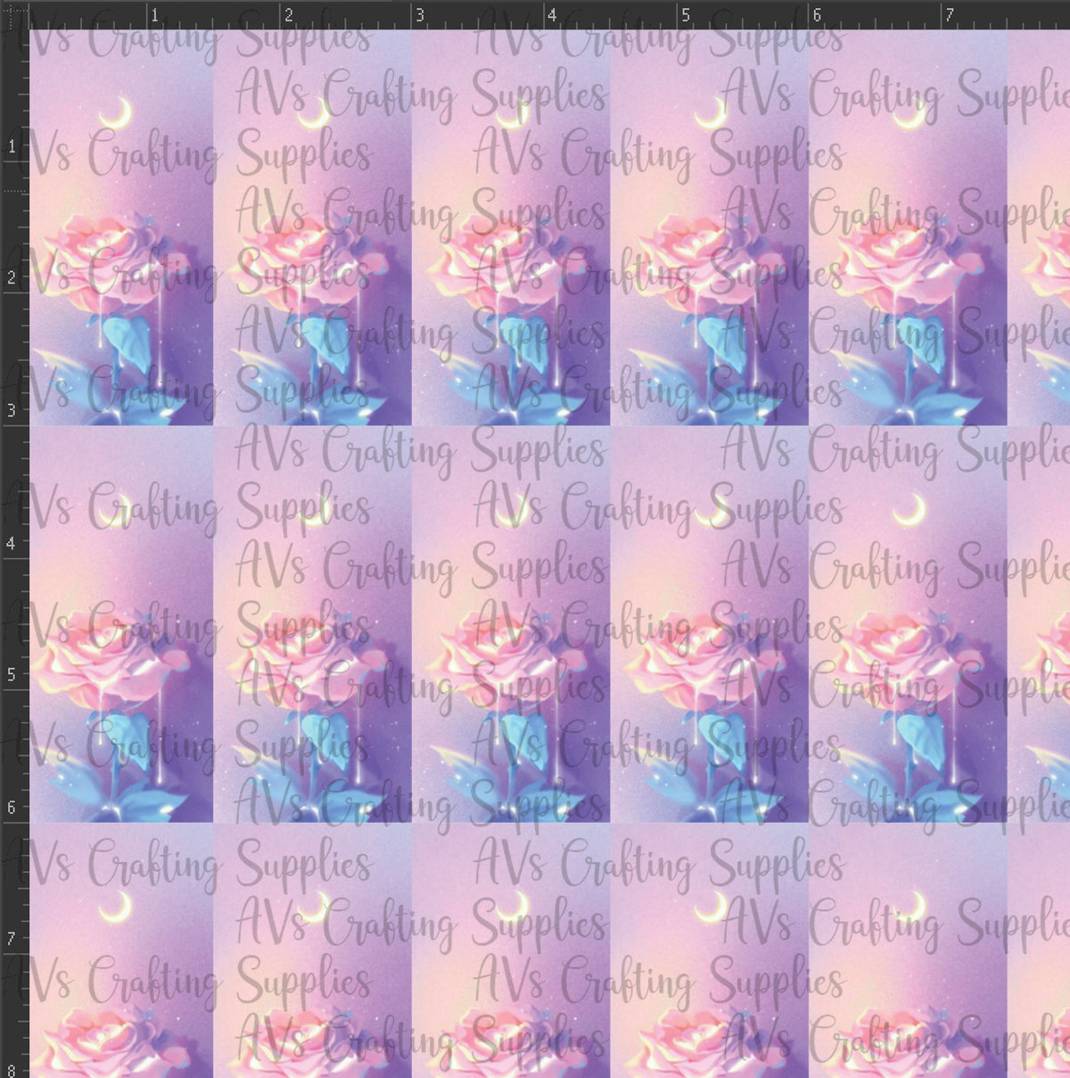 Moon Rose Print