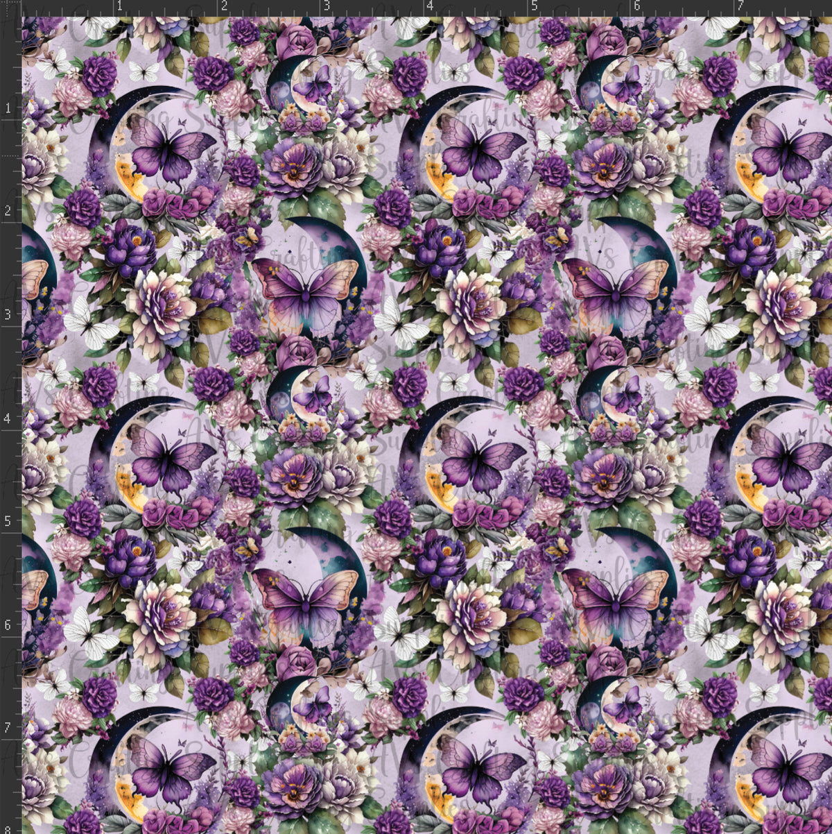 Moons and Butterflies Print