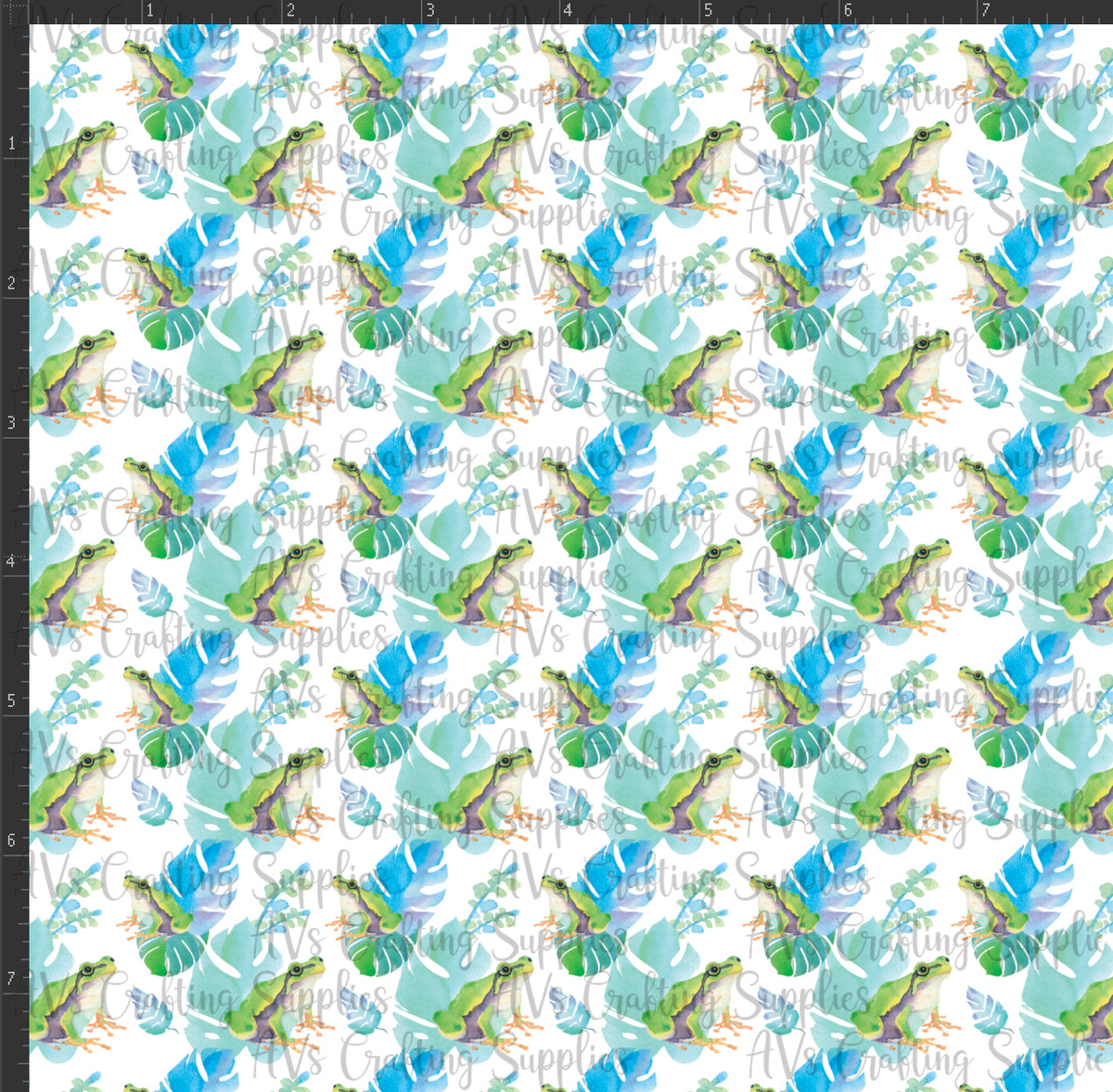 Rainforest Frog Print