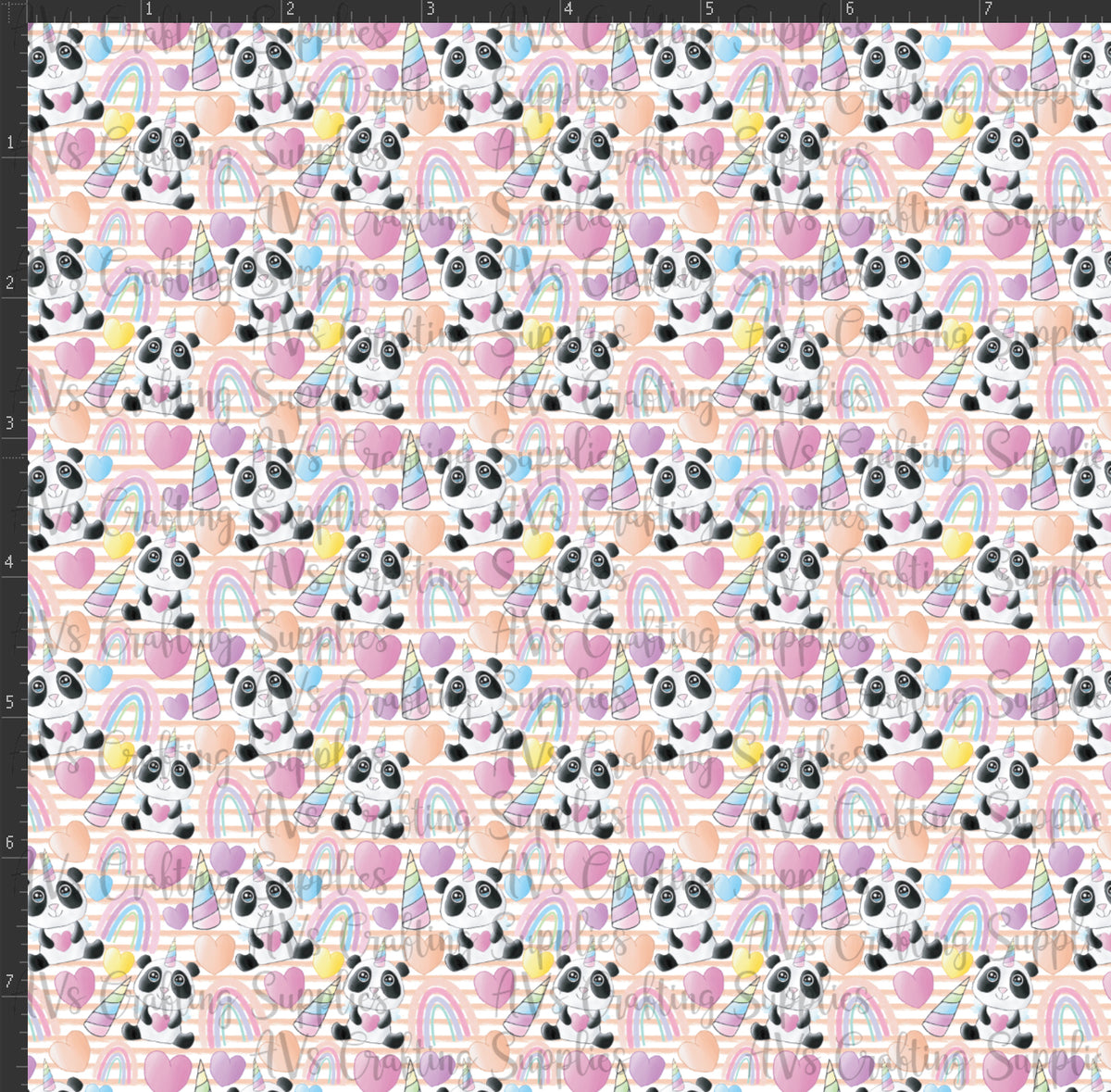 Unicorn Panda Print