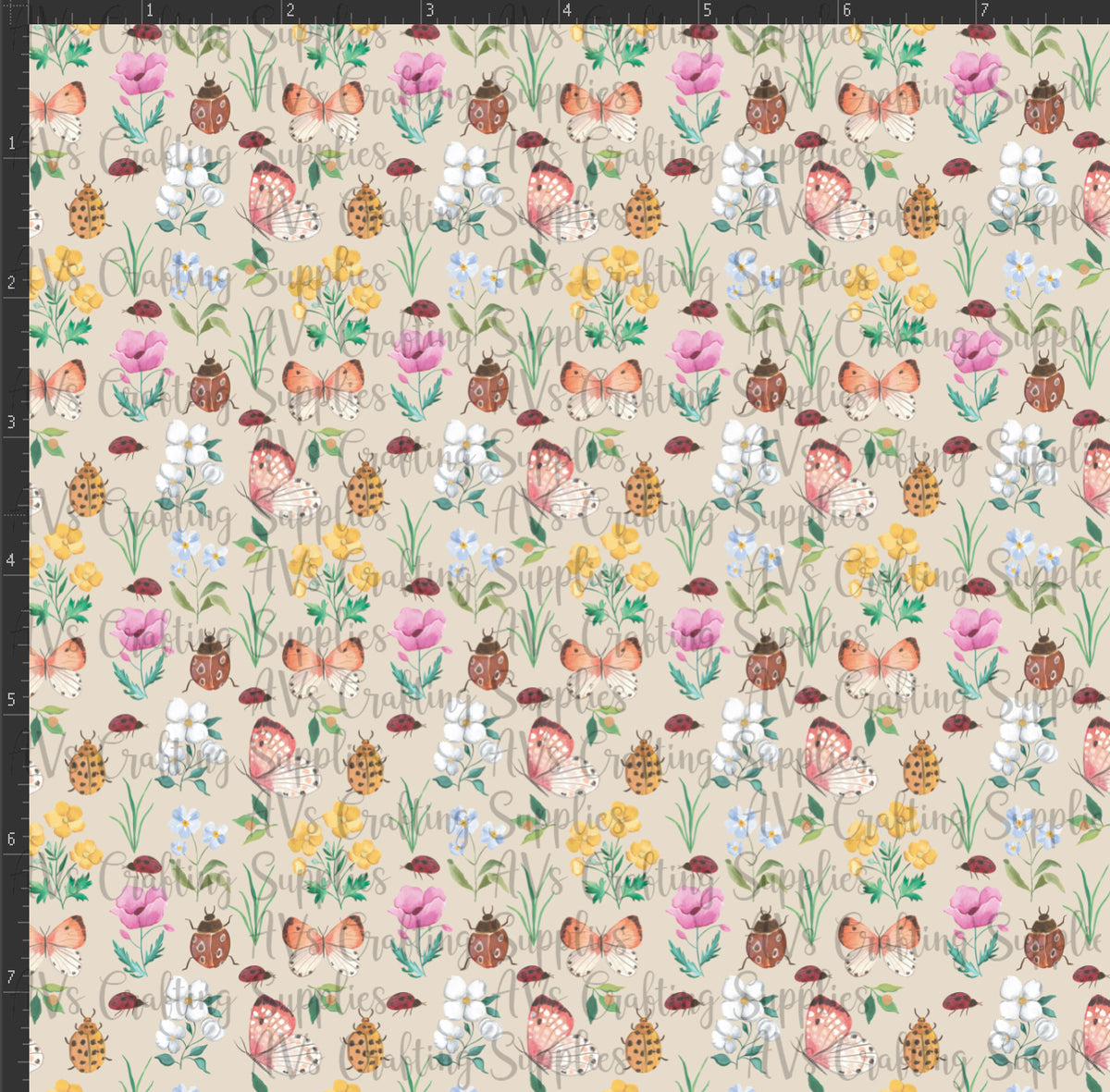 Bugs and Butterflies Print