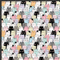 Stacked Cats Print