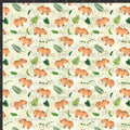 Capybara and Leaves Print