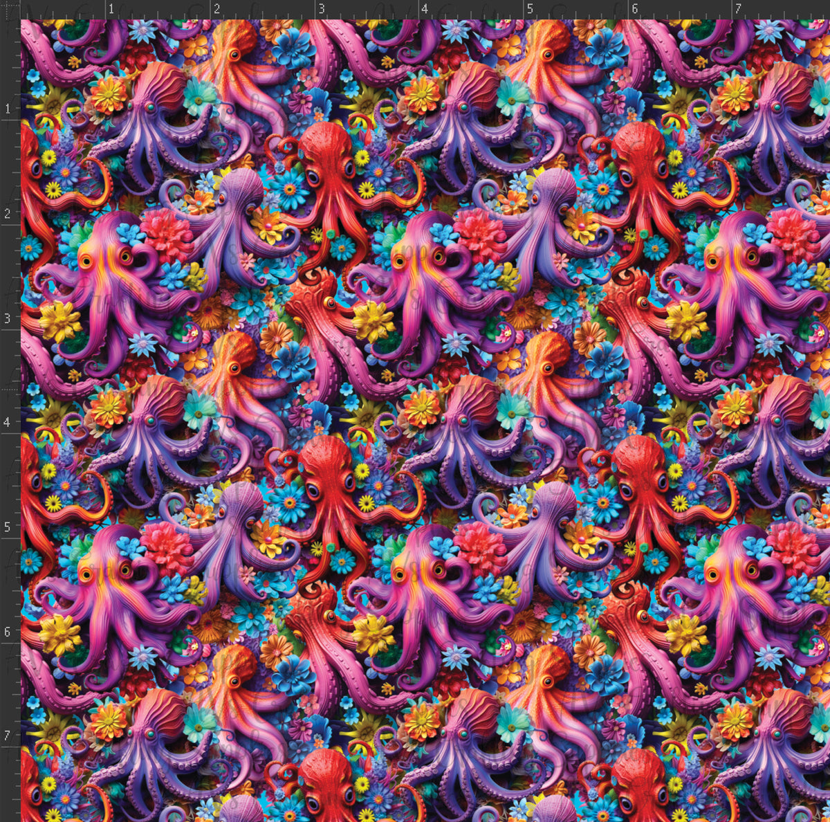 3D Octopus Print