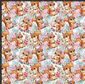 Floral Squirrel Print