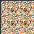 Floral Woodland Creatures Print