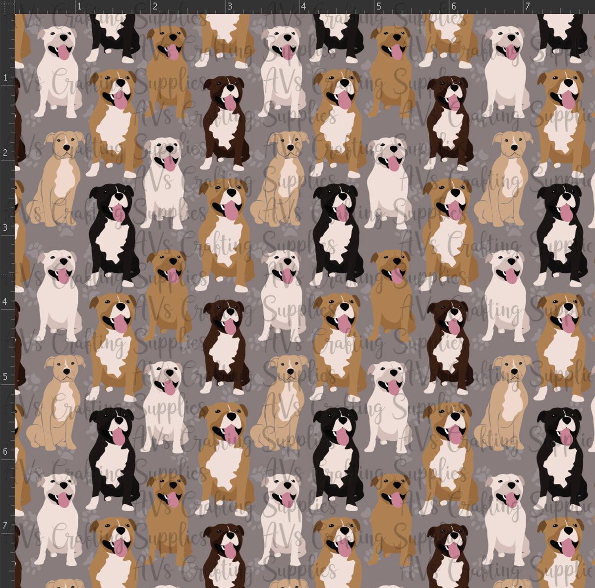 Pit Bull Print