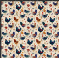 Ombre Chickens Print
