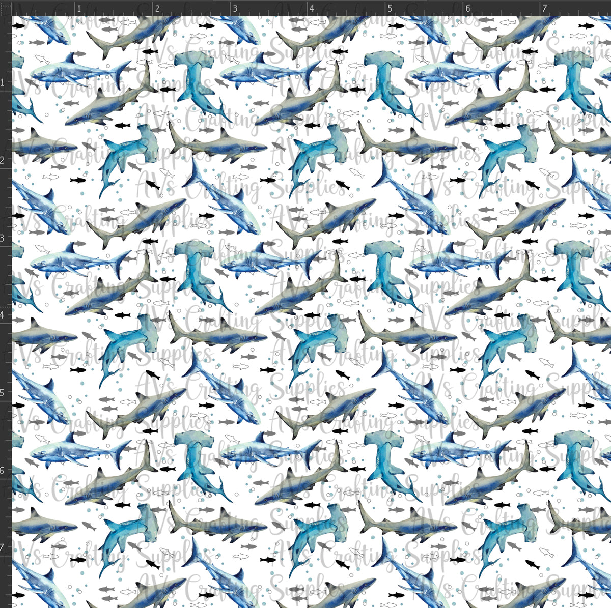 Sharks Print