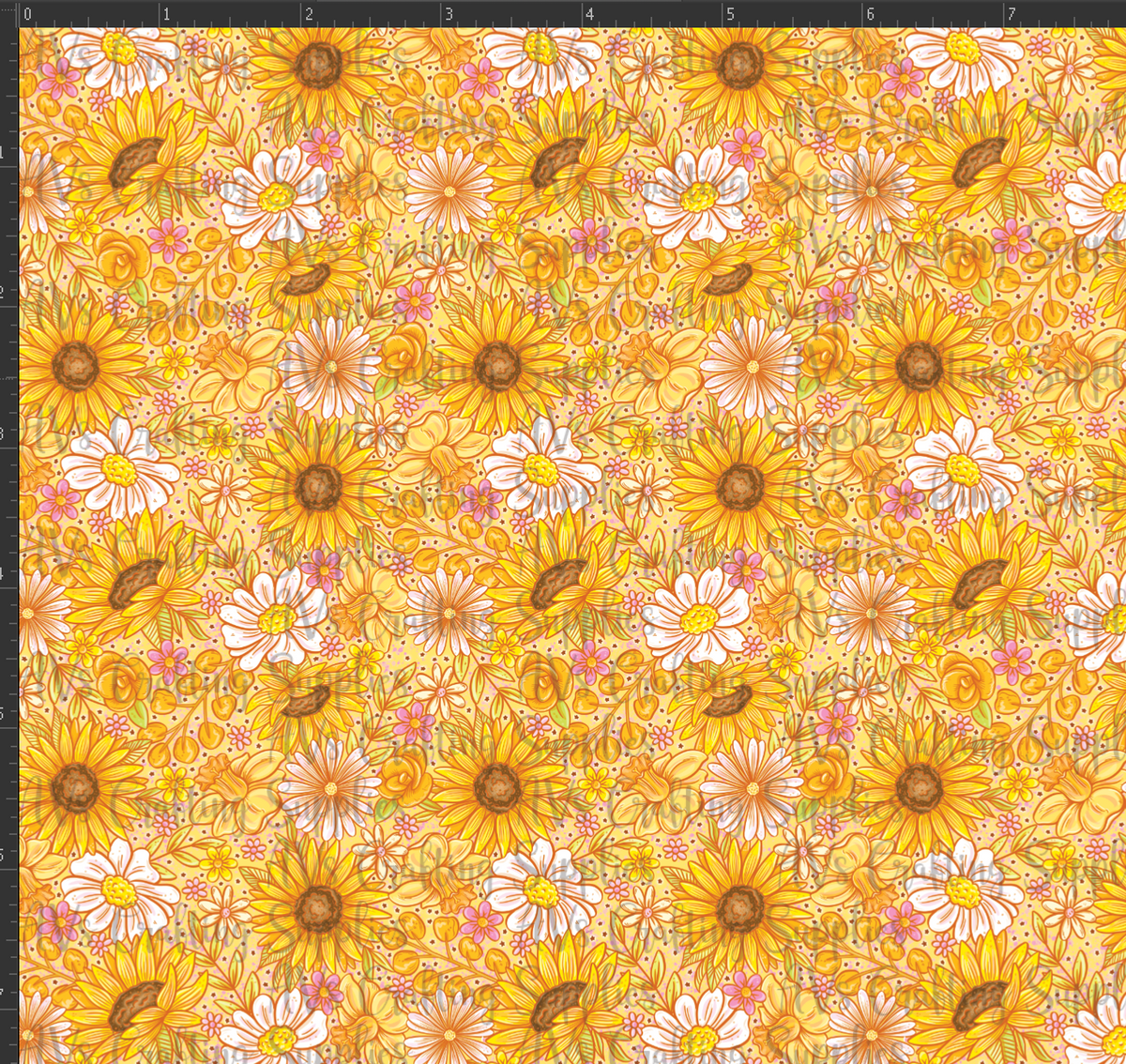 Bright Sunflowers Print