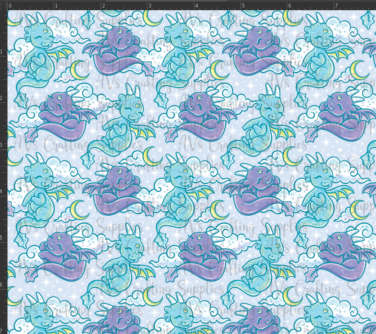 Sleeping Dragons Print