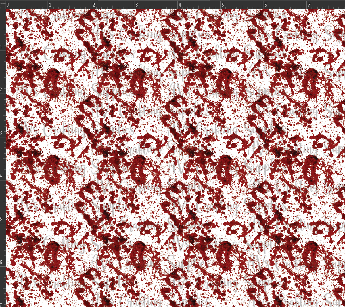 Blood Splatter Print