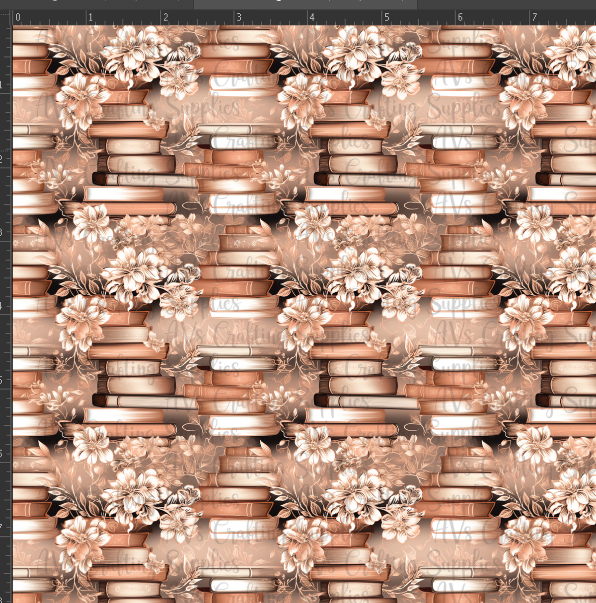 Rose Gold Books Print