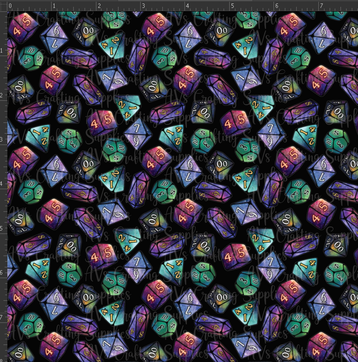 D&D Dice Print
