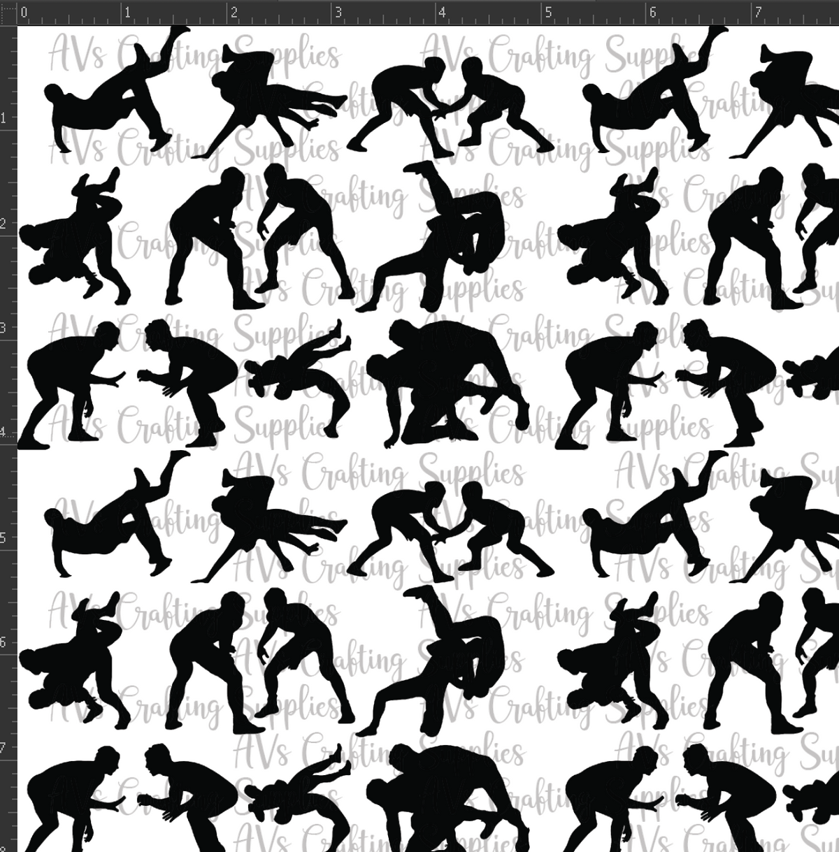 Wrestling Print