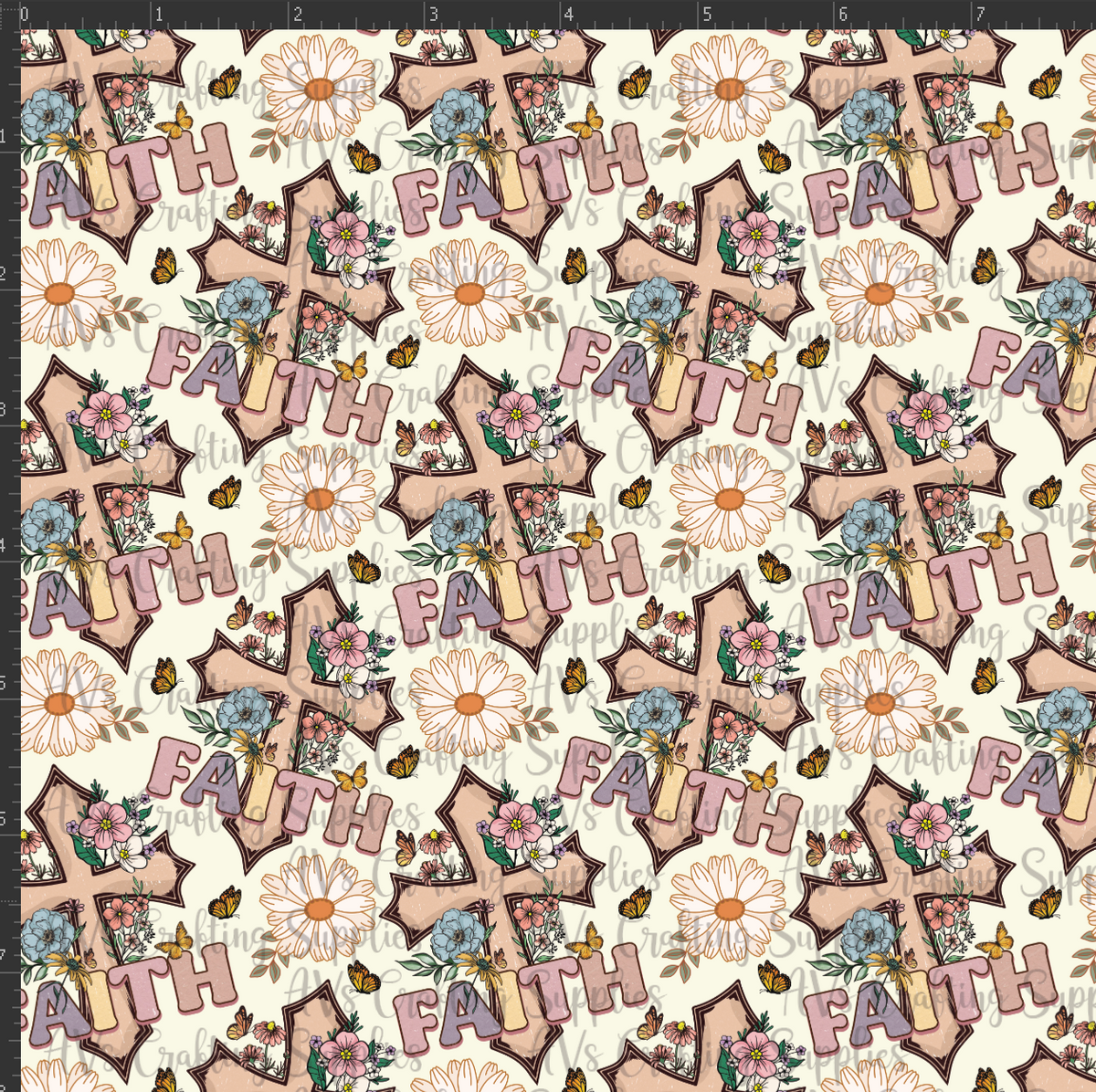 Faith Cross Print
