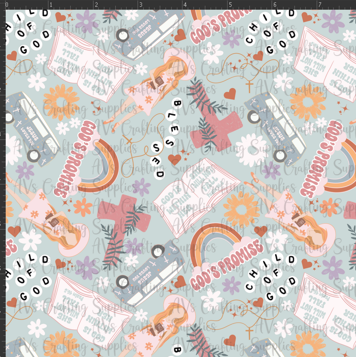Girly Child of God Print