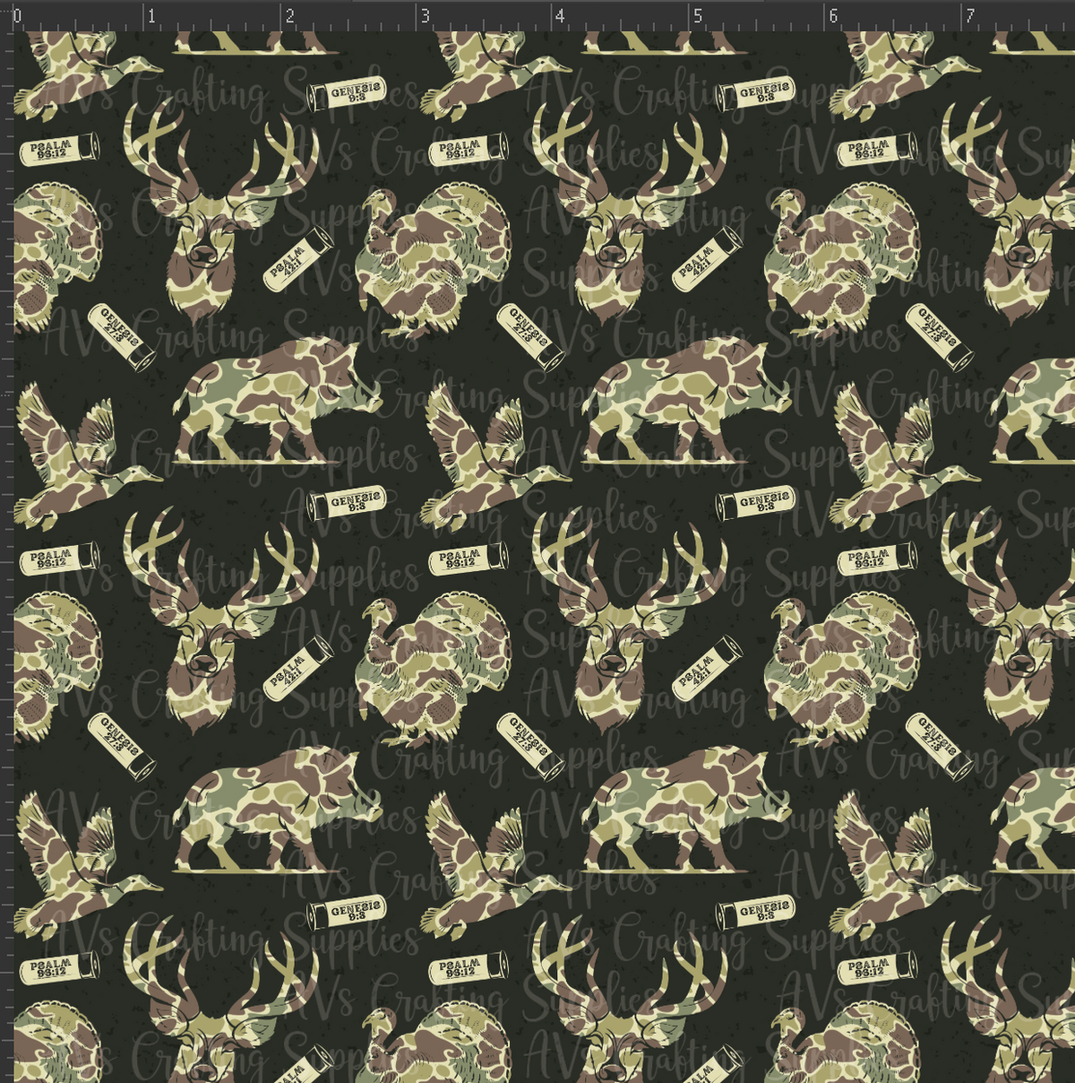 Camo Animals Print