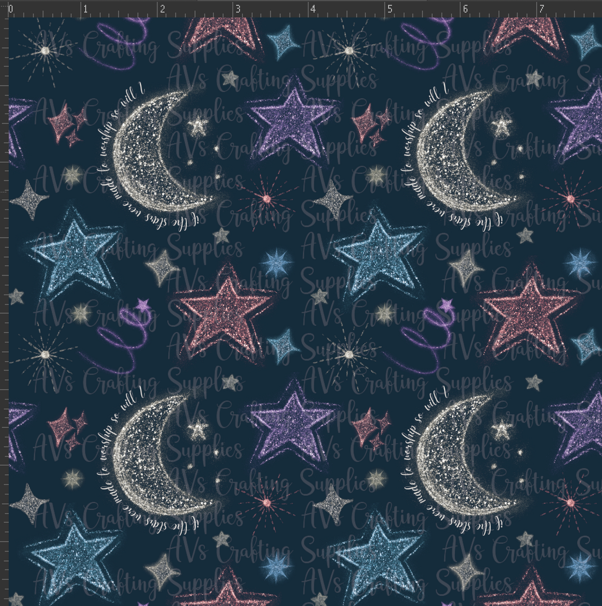 Stars Made to Worship Print