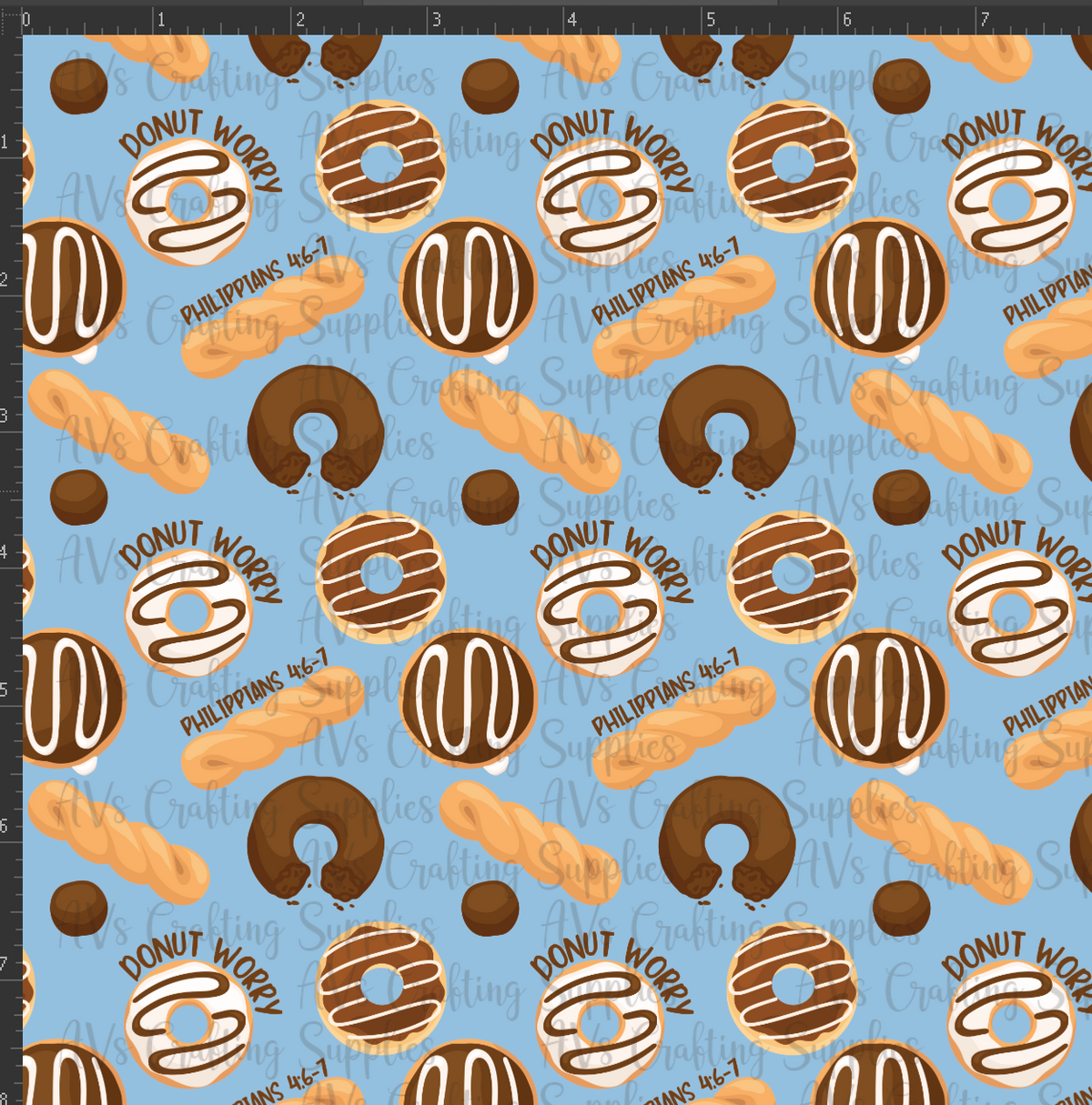 Donut Worry Print
