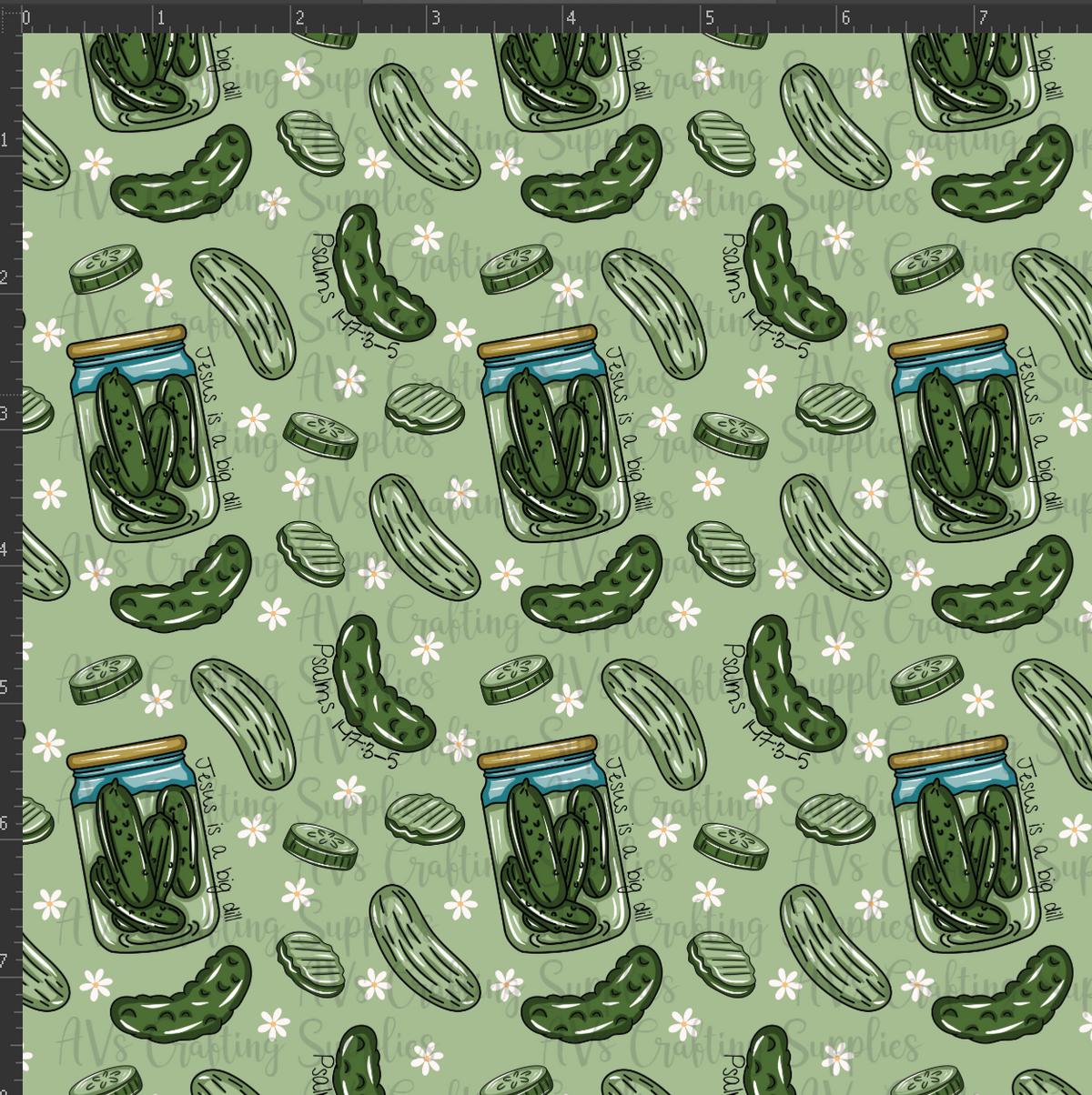 Jesus Is A Big Dill Print