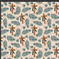 Palm Leaves and Crosses Print