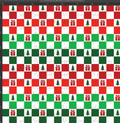 Christmas Checkers Print