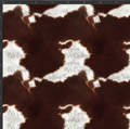 Brown Cowhide Print