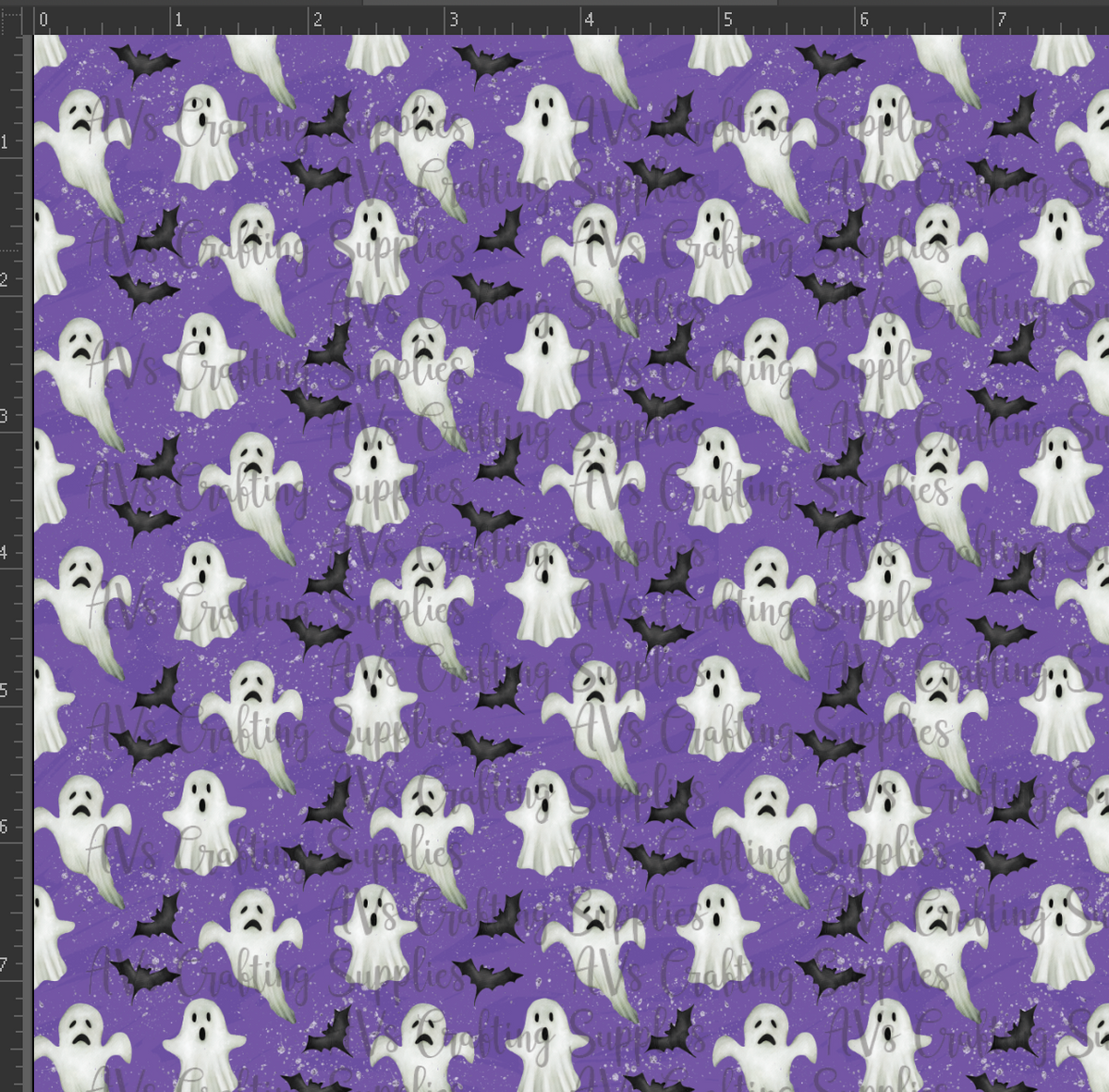 Ghosts and Bats Print