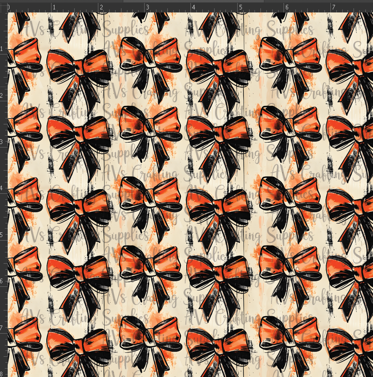 Classic Halloween Bows Print