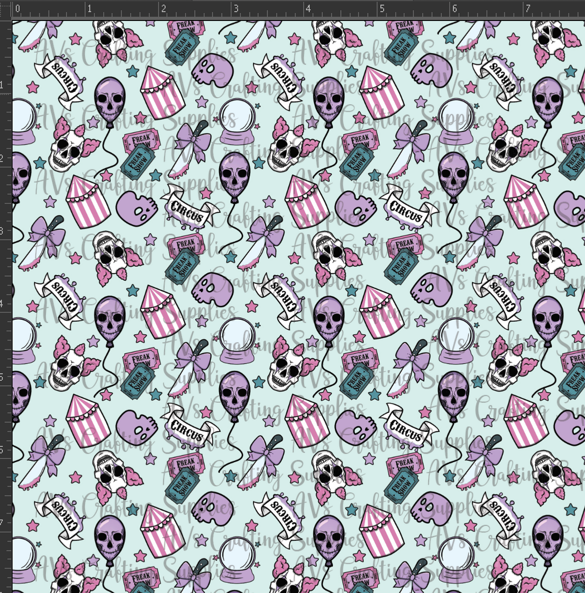 Halloween Circus Print