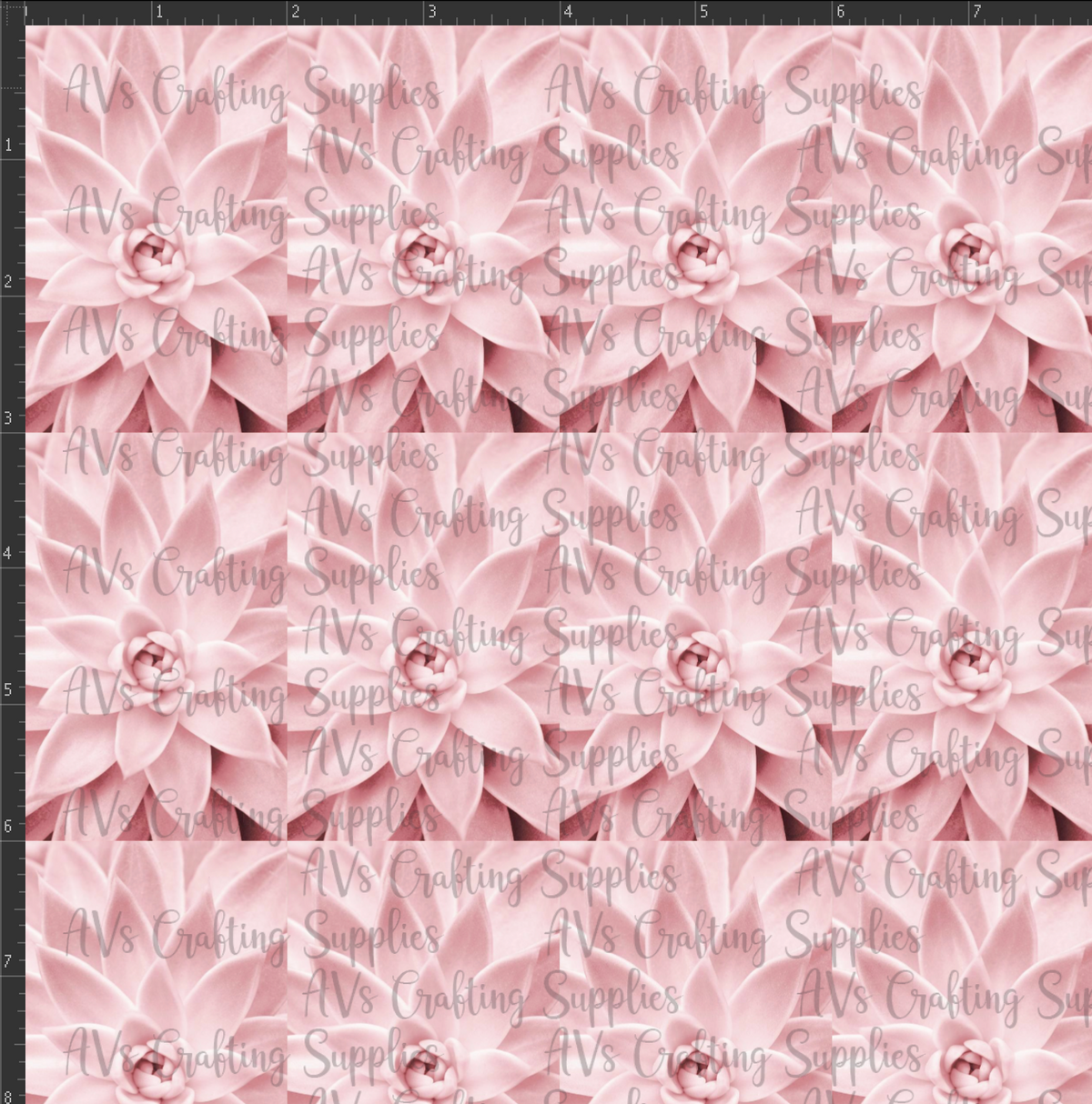 Pink Succulent Print
