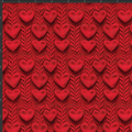 Embroidered Heart Print
