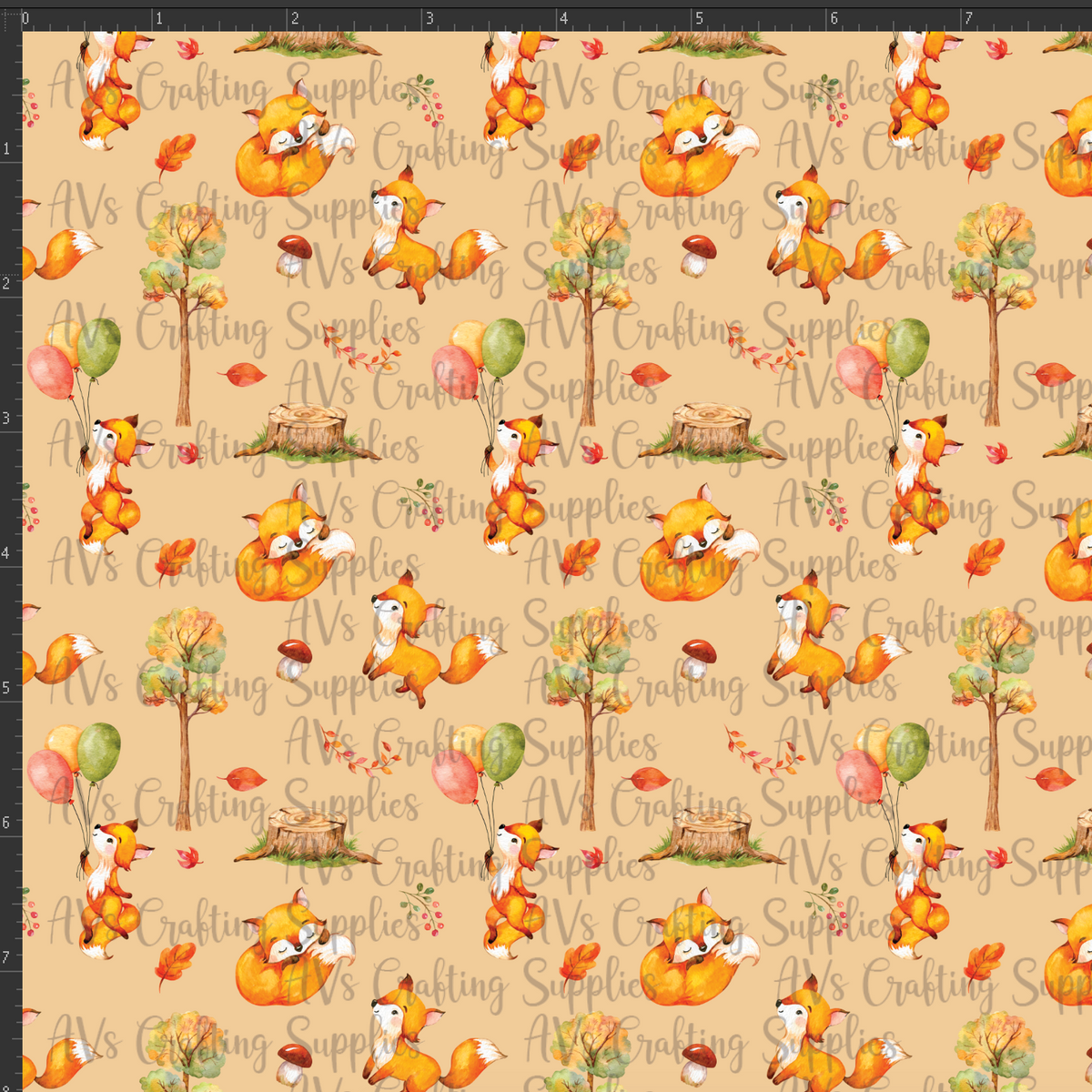 Fall Foxes Print