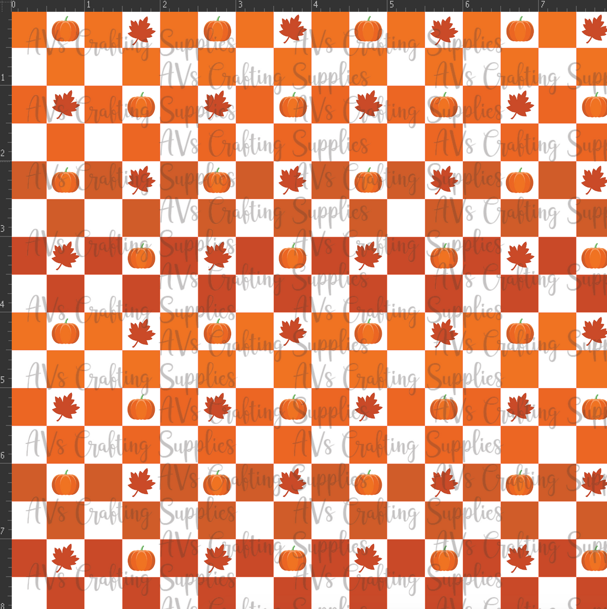 Fall Checkers Print