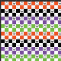 Halloween Checkers Print