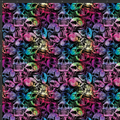 Rainbow Skull Print