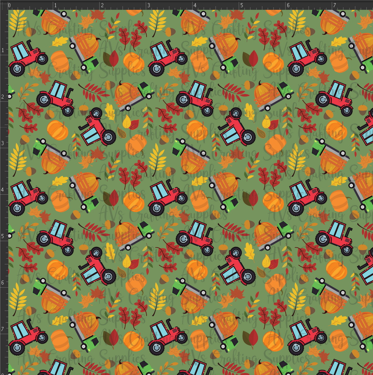 Fall Tractors Print