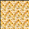 Pumpkins and Sunflowers Print