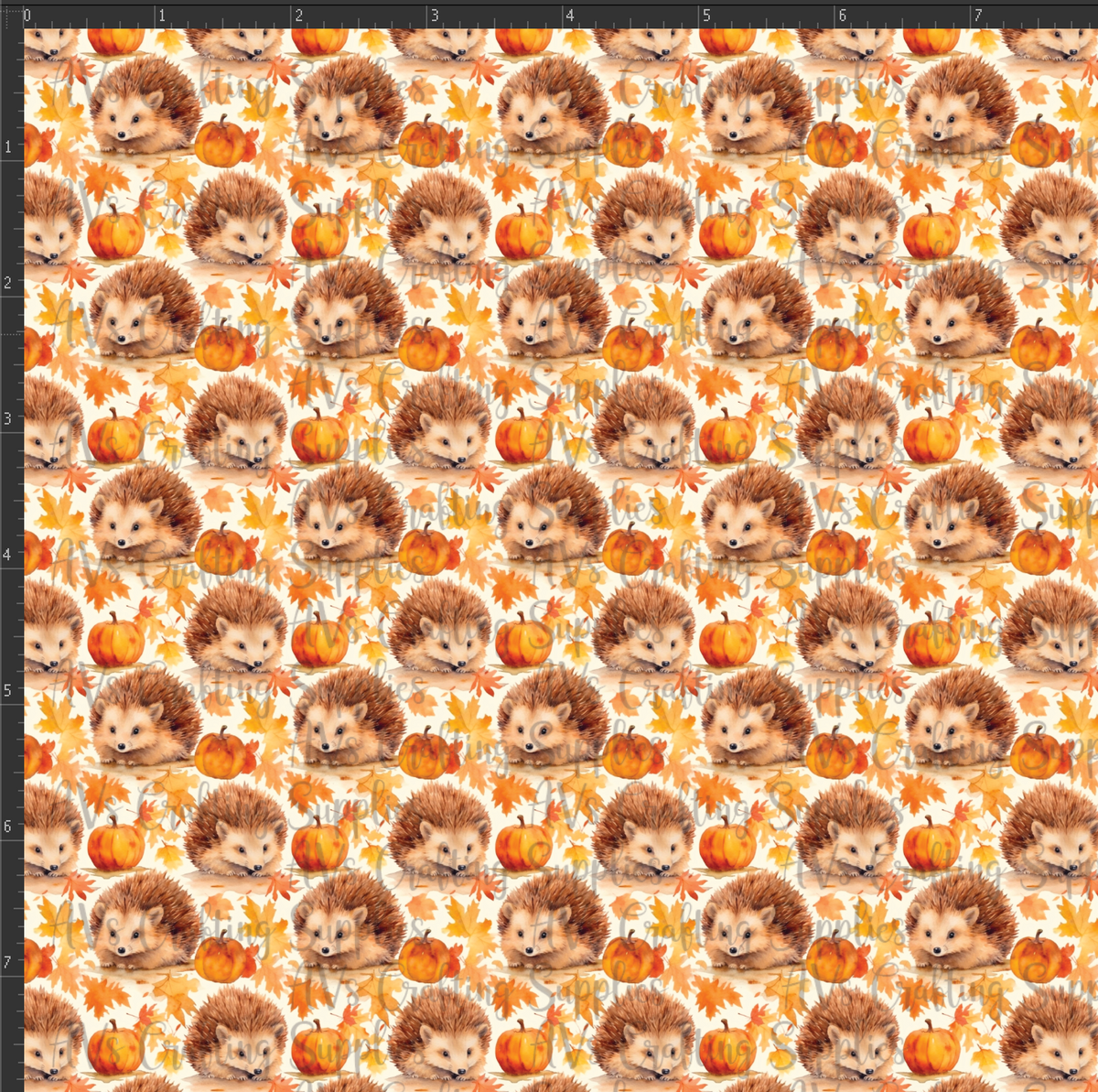 Fall Hedgehog Print