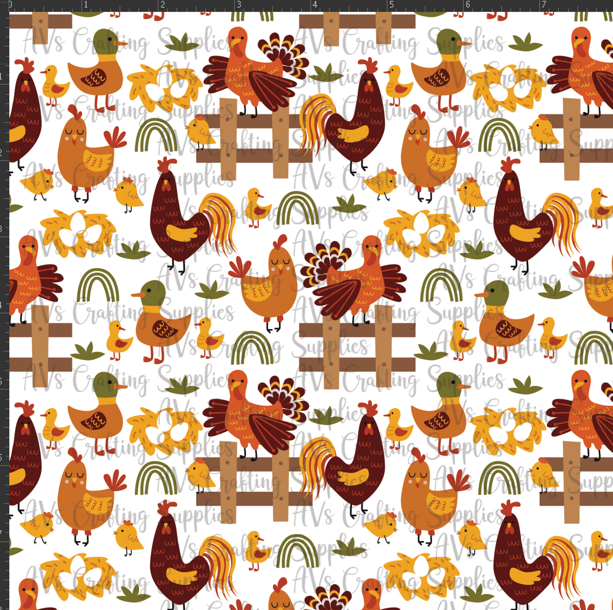 Chicken Farm Print