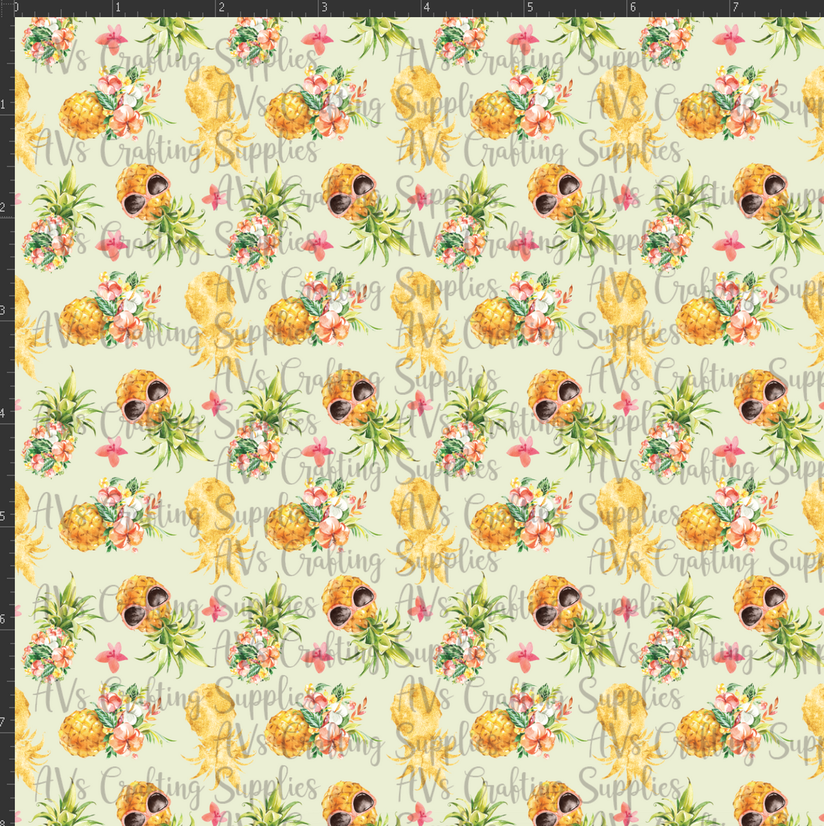 Cool Pineapple Print