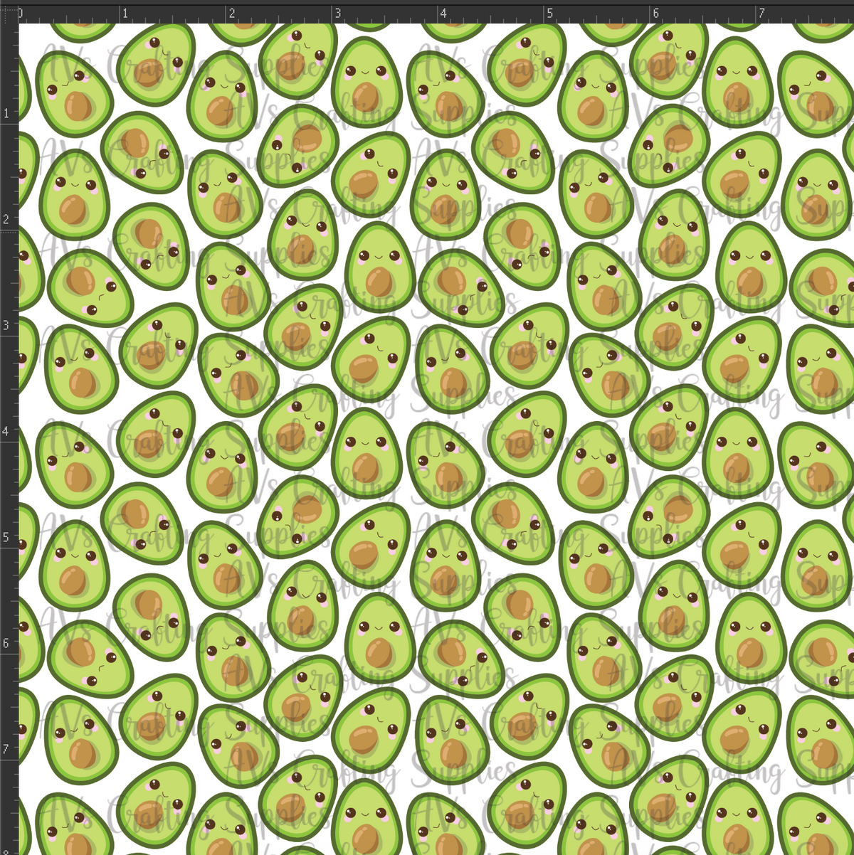 Cute Avocados Print