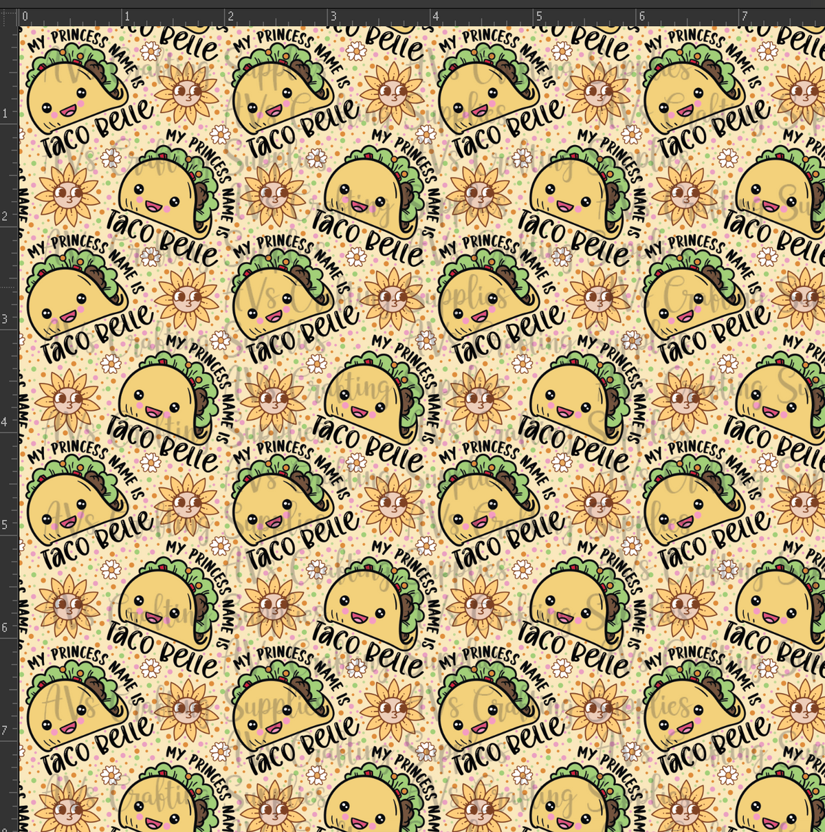 Taco Belle Print