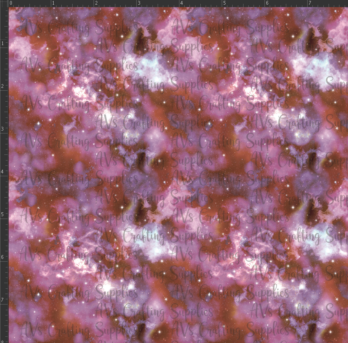 Pink Galaxy Print