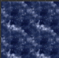 Dark Blue Galaxy Print