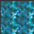 Teal Galaxy Print